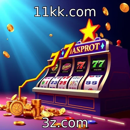 Evolução dos jackpots progressivos em jogos de cassino